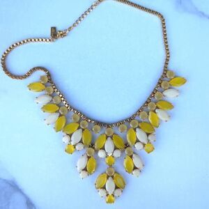 Kate Spade Marquee Bib Gold Plated Statement Necklace